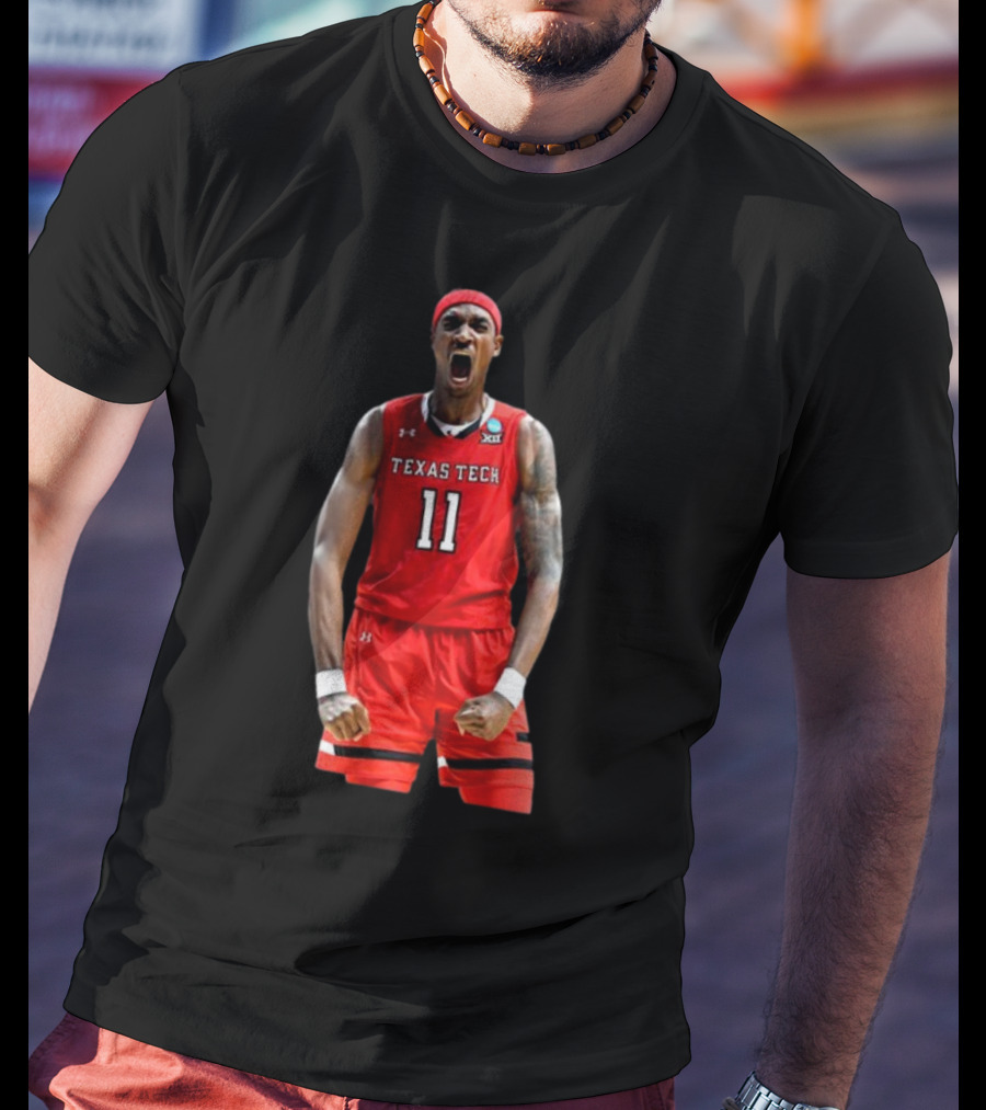 Tariq Owens Texas Tech Red Raiders Basketball 11 NCAA Tournament Roar T-Shirt