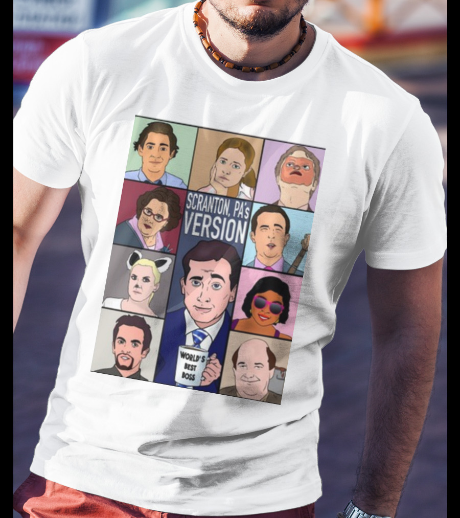 Scranton PA's Version The Office Eras World's Best Boss T-Shirt