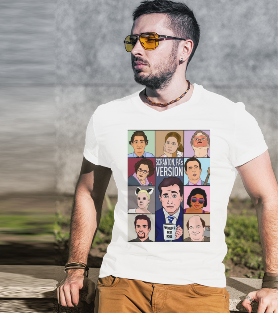 Scranton PA's Version The Office Eras World's Best Boss T-Shirt