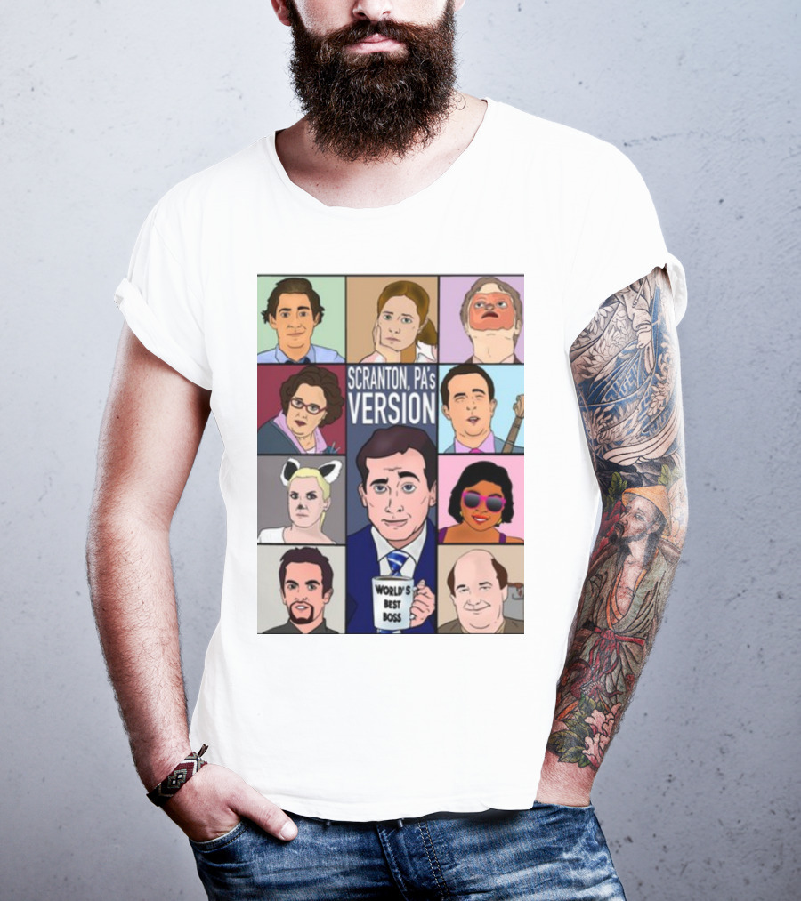 Scranton PA's Version The Office Eras World's Best Boss T-Shirt