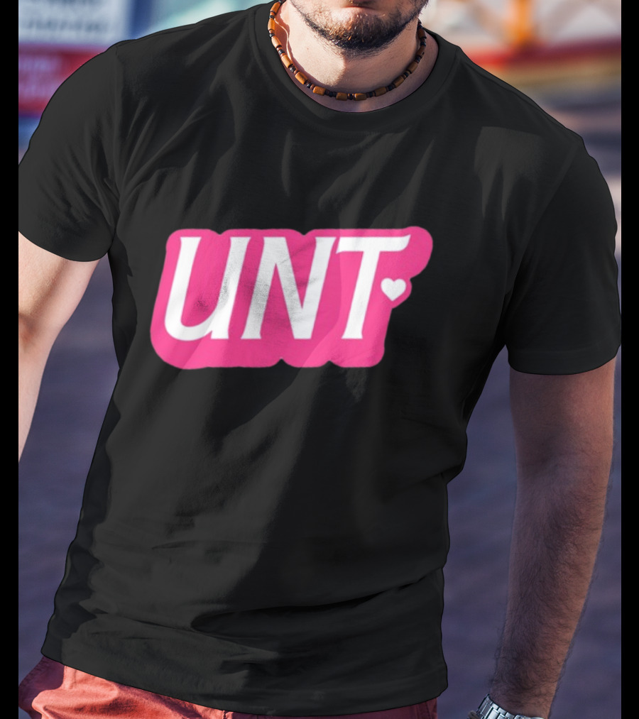 UNT Union Barbie Style Pink Heart T-Shirt