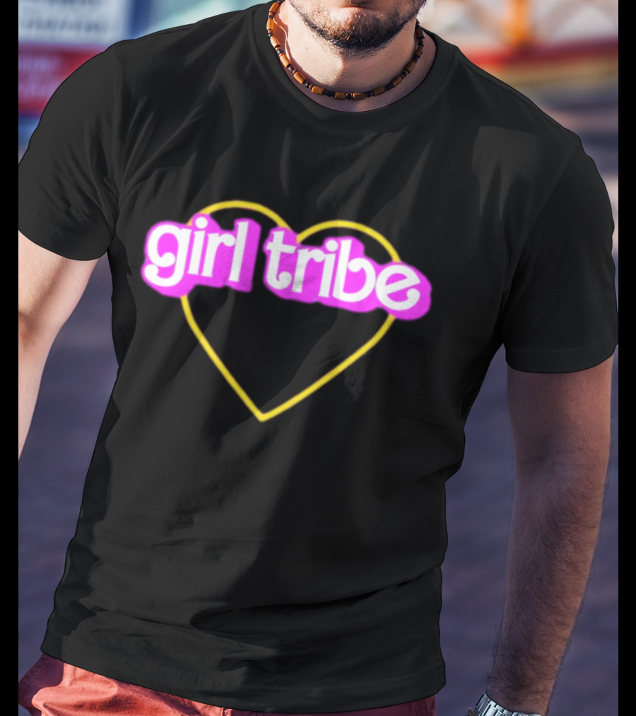 Malibu Girl Tribe Heart Neon T-Shirt