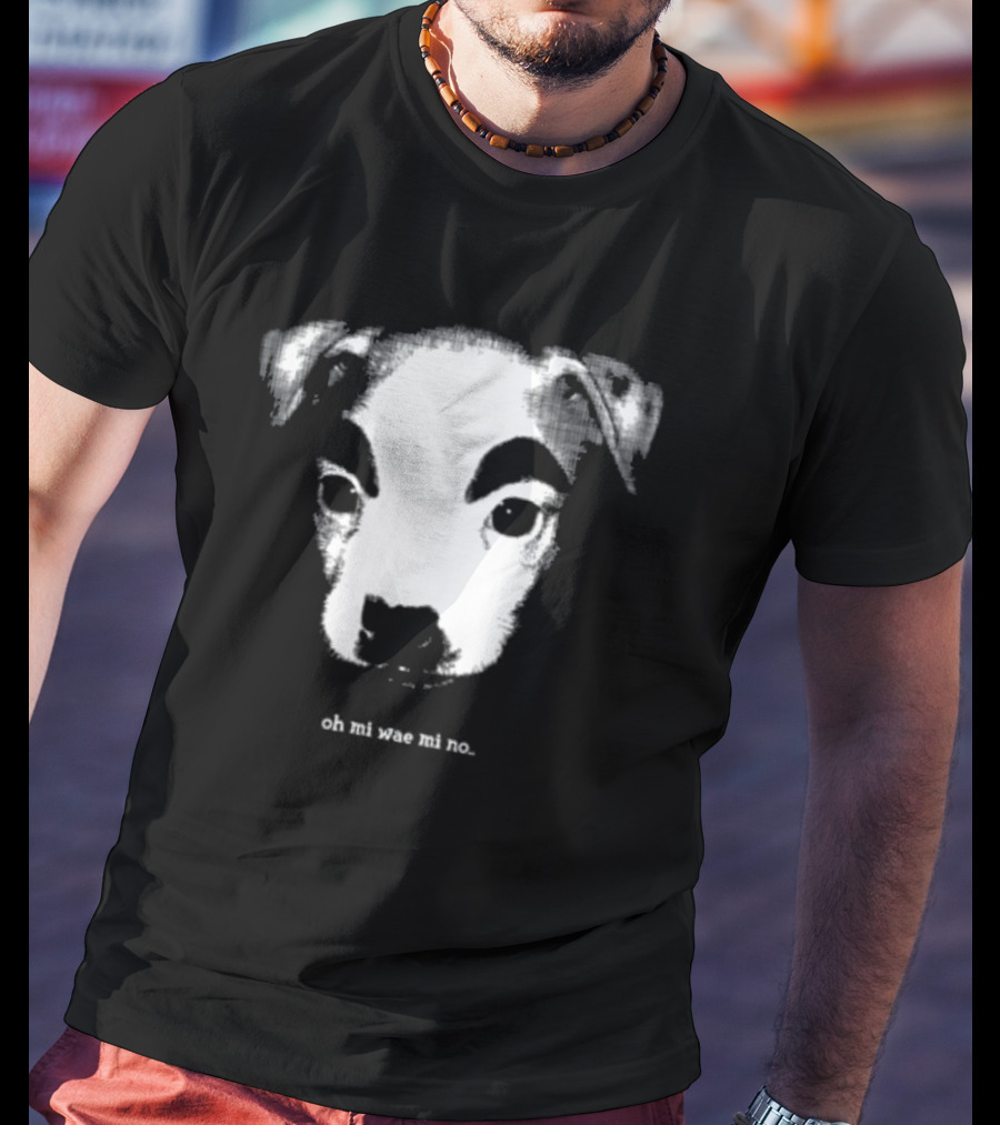Mamono World Oh Mi Wae Mi No Dog Image T-Shirt