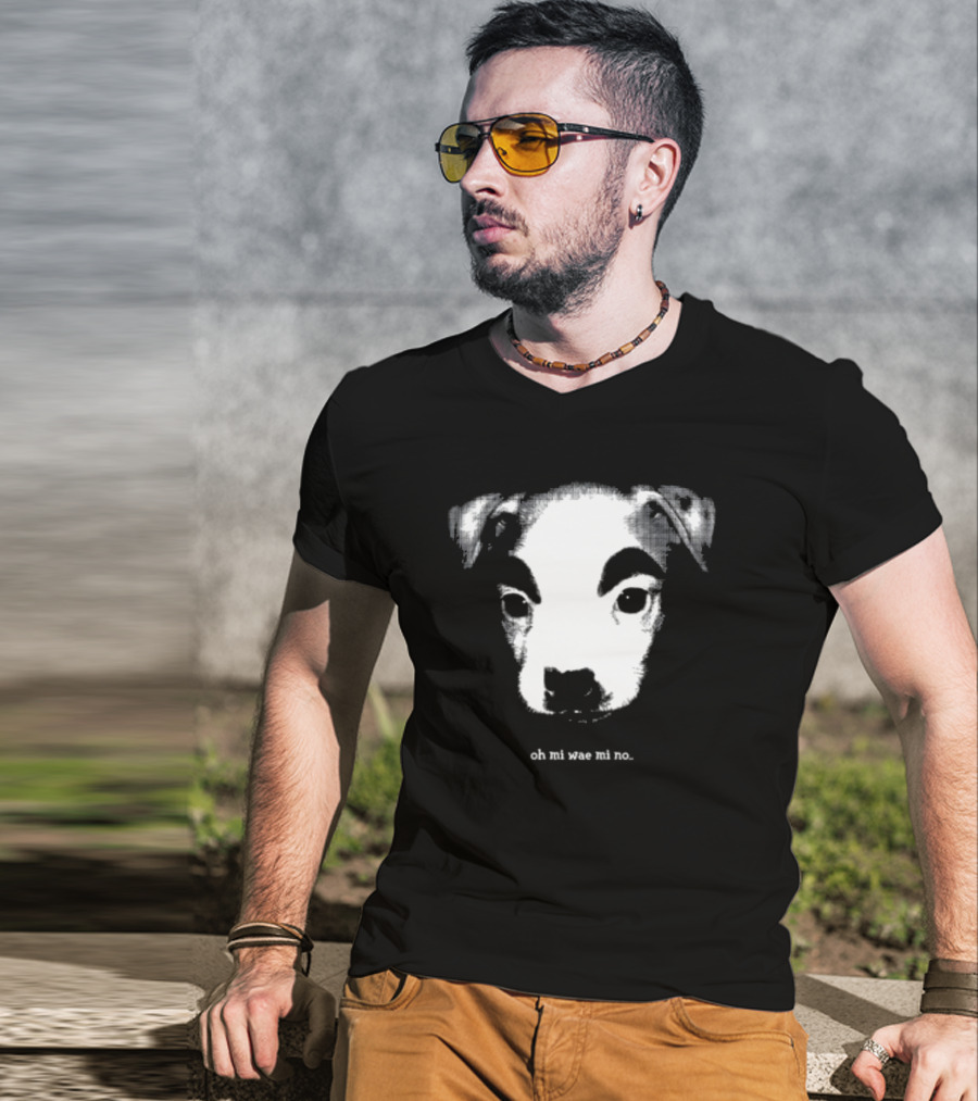 Mamono World Oh Mi Wae Mi No Dog Image T-Shirt