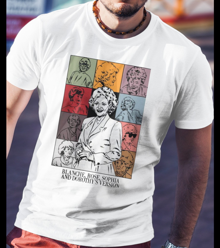 Blanche Rose Sophia Dorothy's Version Pop Art Portraits T-Shirt