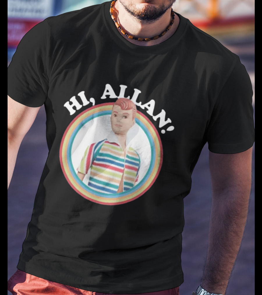 Hi Allan Retro Rainbow Toy T-Shirt