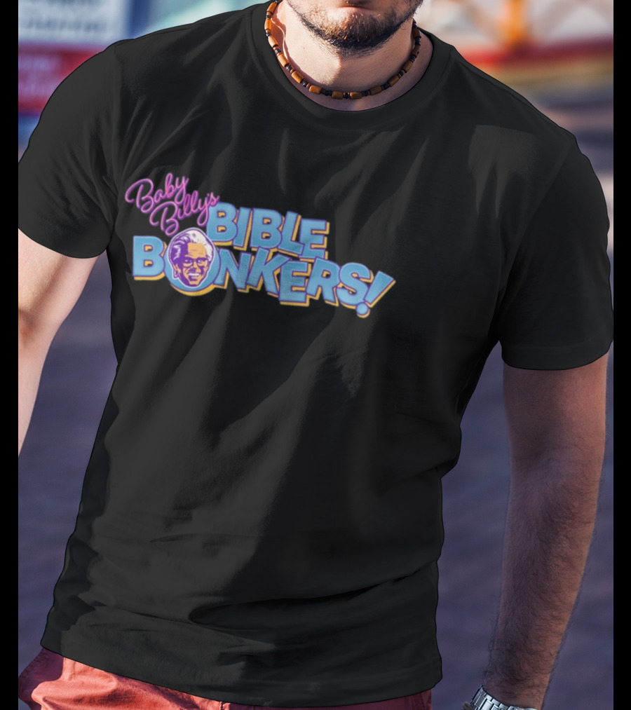 Baby Billy's Bible Bonkers Retro Neon T-Shirt