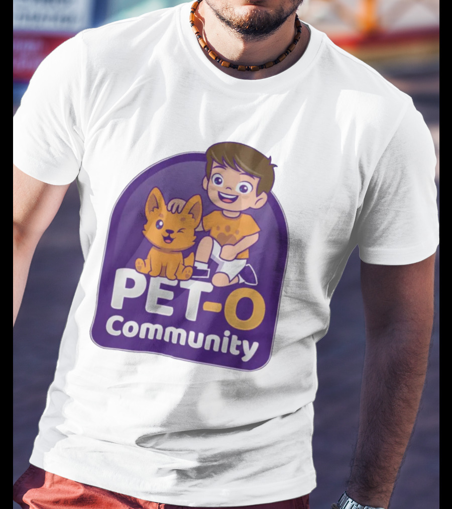 PET-O Community Winking Dog Child Cartoon T-Shirt