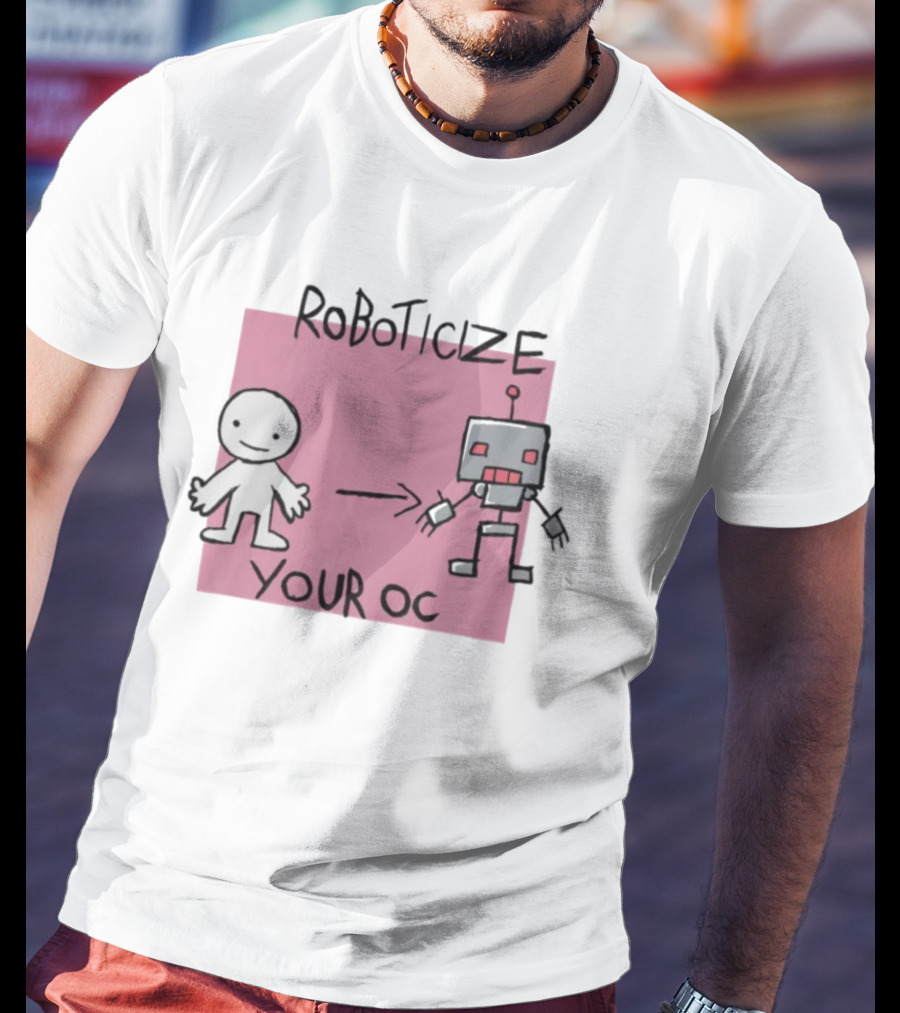 Roboticize Your Oc Simple Figure To Robot Transformation T-Shirt