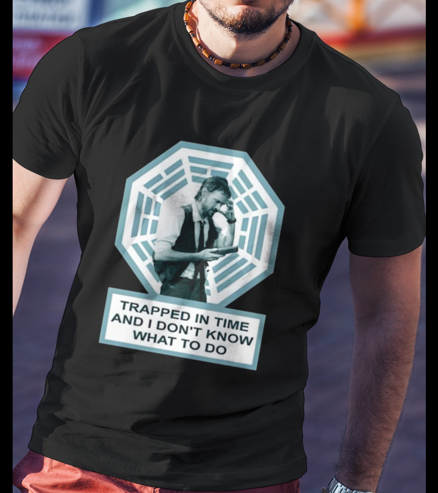 Daniel Faraday Trapped In Time Dharma Initiative Paradox Quandary T-Shirt