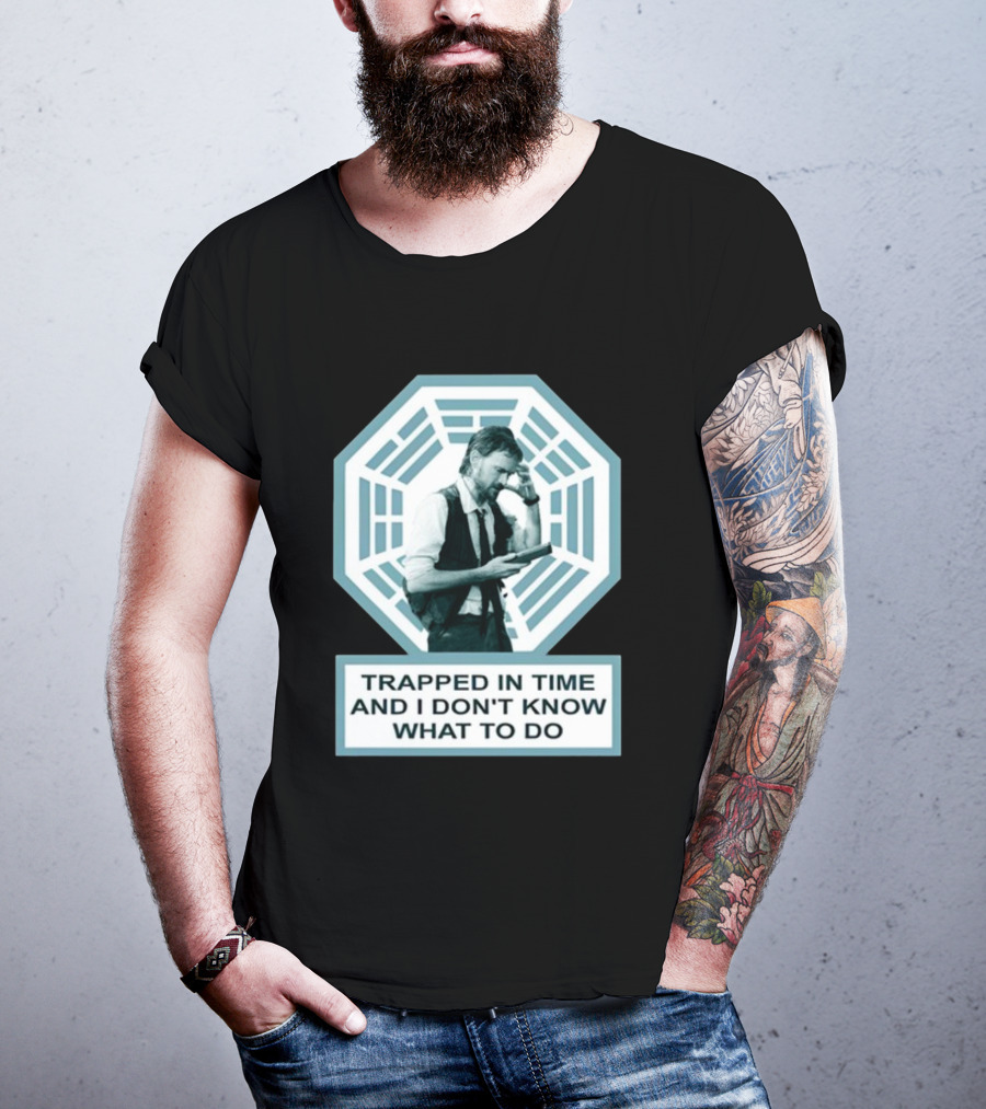 Daniel Faraday Trapped In Time Dharma Initiative Paradox Quandary T-Shirt