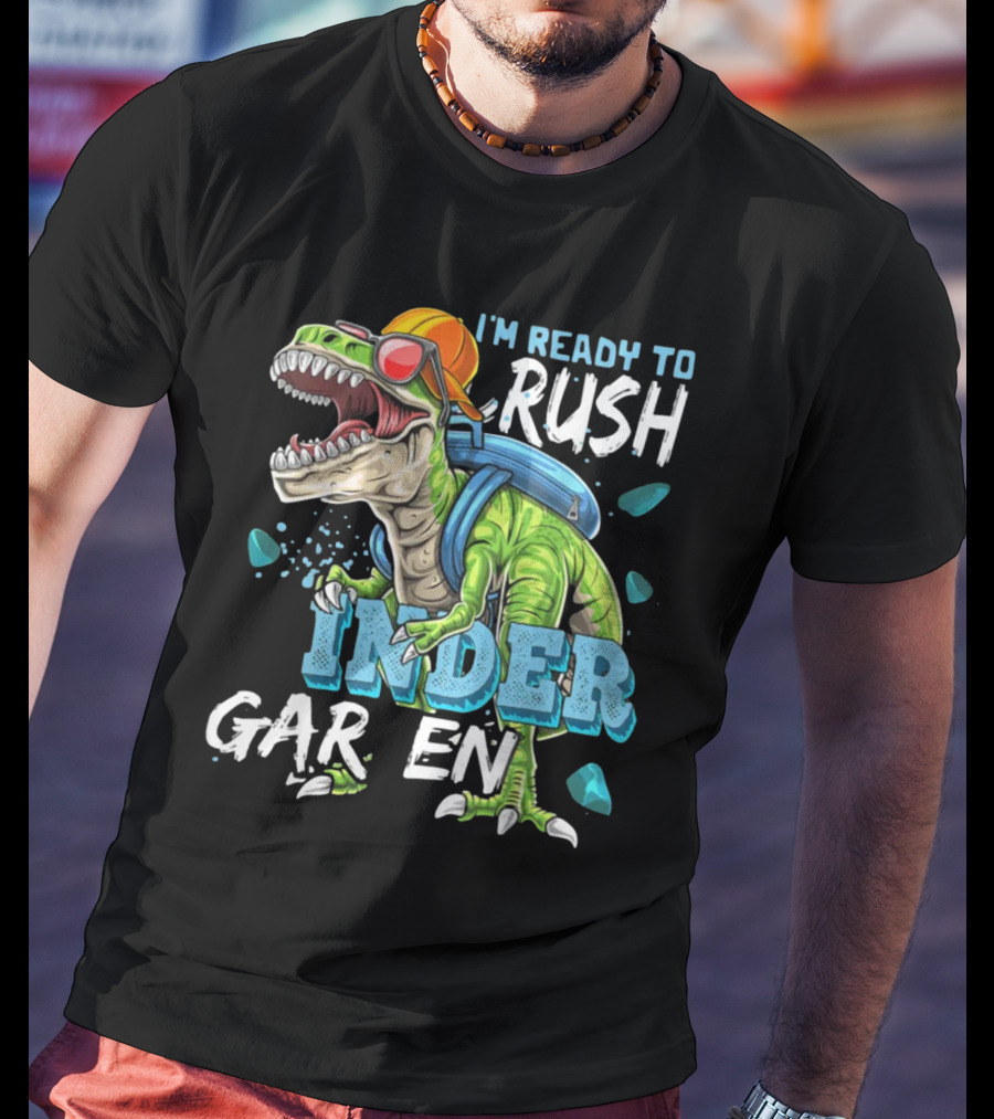 I'm Ready To Crush Kindergarten Dinosaur Adventure T-Shirt