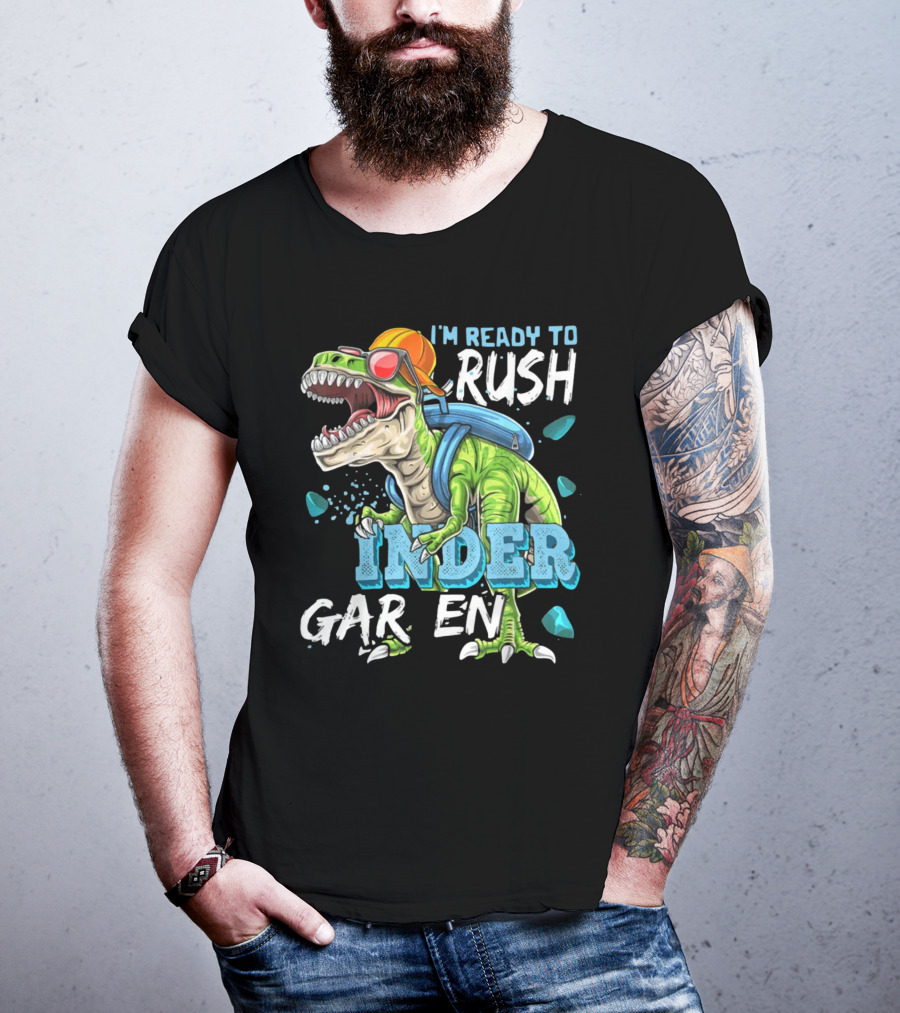 I'm Ready To Crush Kindergarten Dinosaur Adventure T-Shirt