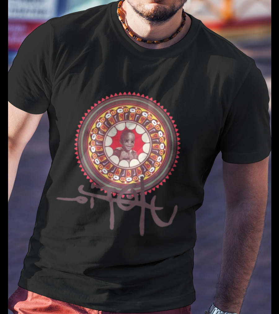 Utopia Kaws Baby Face Mandala T-Shirt