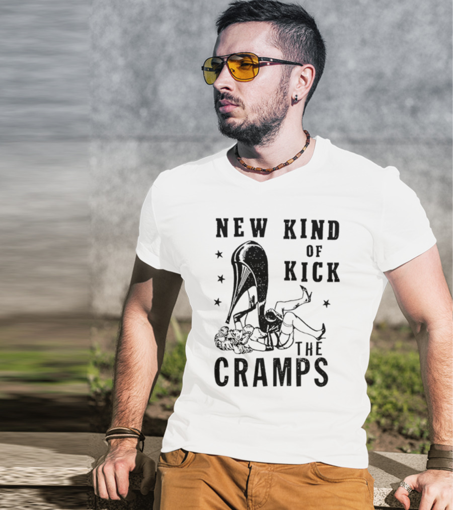 New Kind Of Kick The Cramps Retro Pin-Up T-Shirt