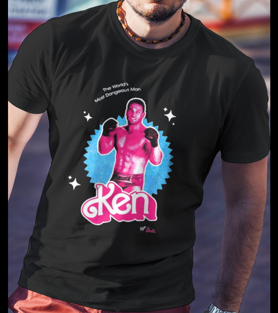 Nostalgiagland Ken The World's Most Dangerous Man Bold Retro Boxing T-Shirt