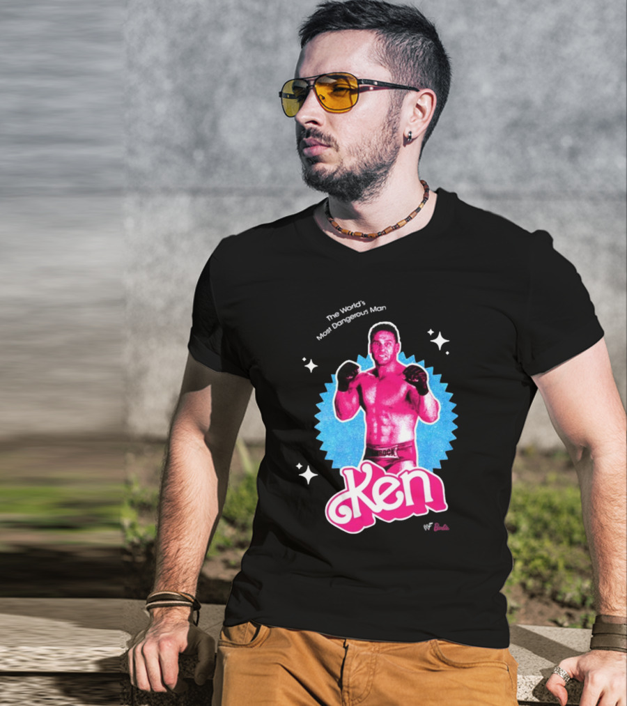 Nostalgiagland Ken The World's Most Dangerous Man Bold Retro Boxing T-Shirt