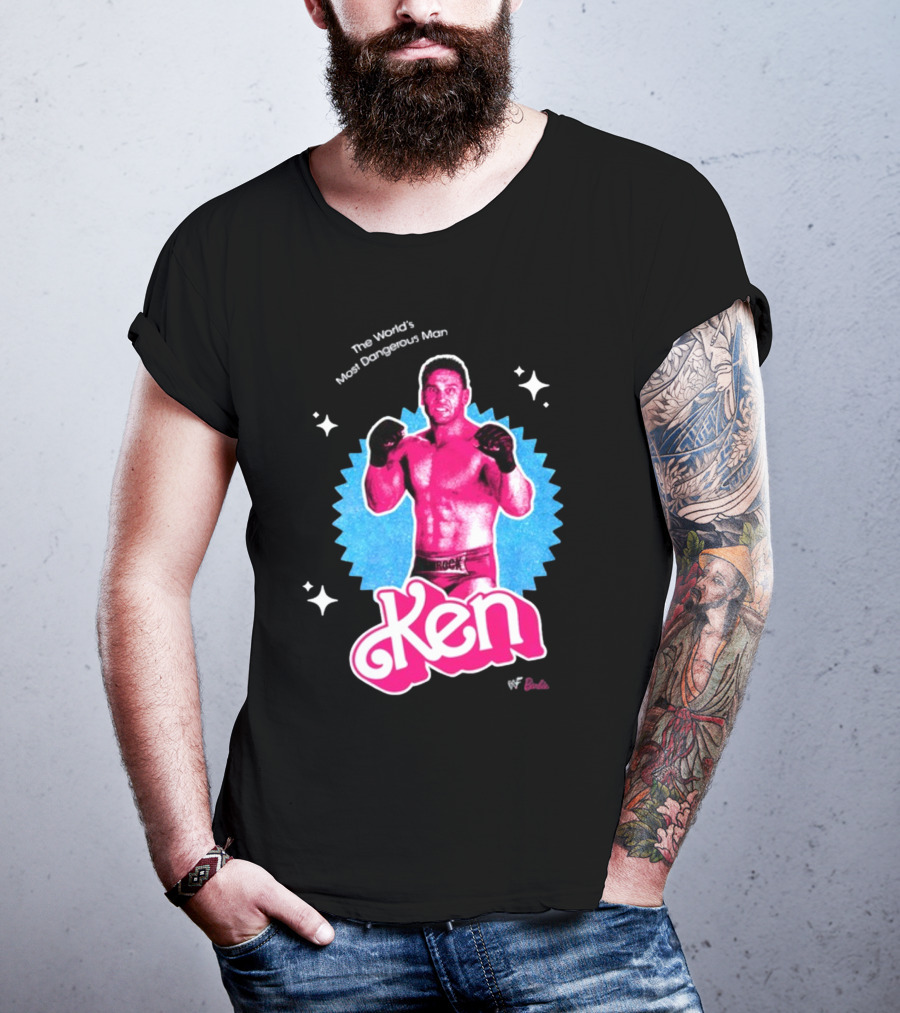 Nostalgiagland Ken The World's Most Dangerous Man Bold Retro Boxing T-Shirt