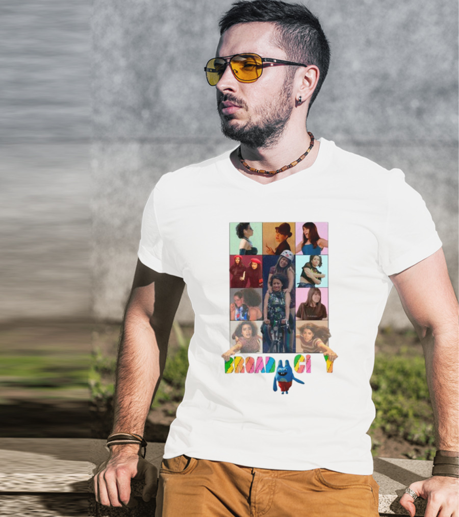 Hateusednames Broad City Collage Eras Tour T-Shirt