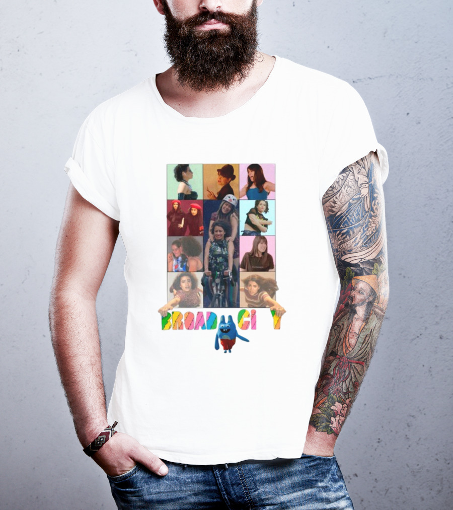 Hateusednames Broad City Collage Eras Tour T-Shirt