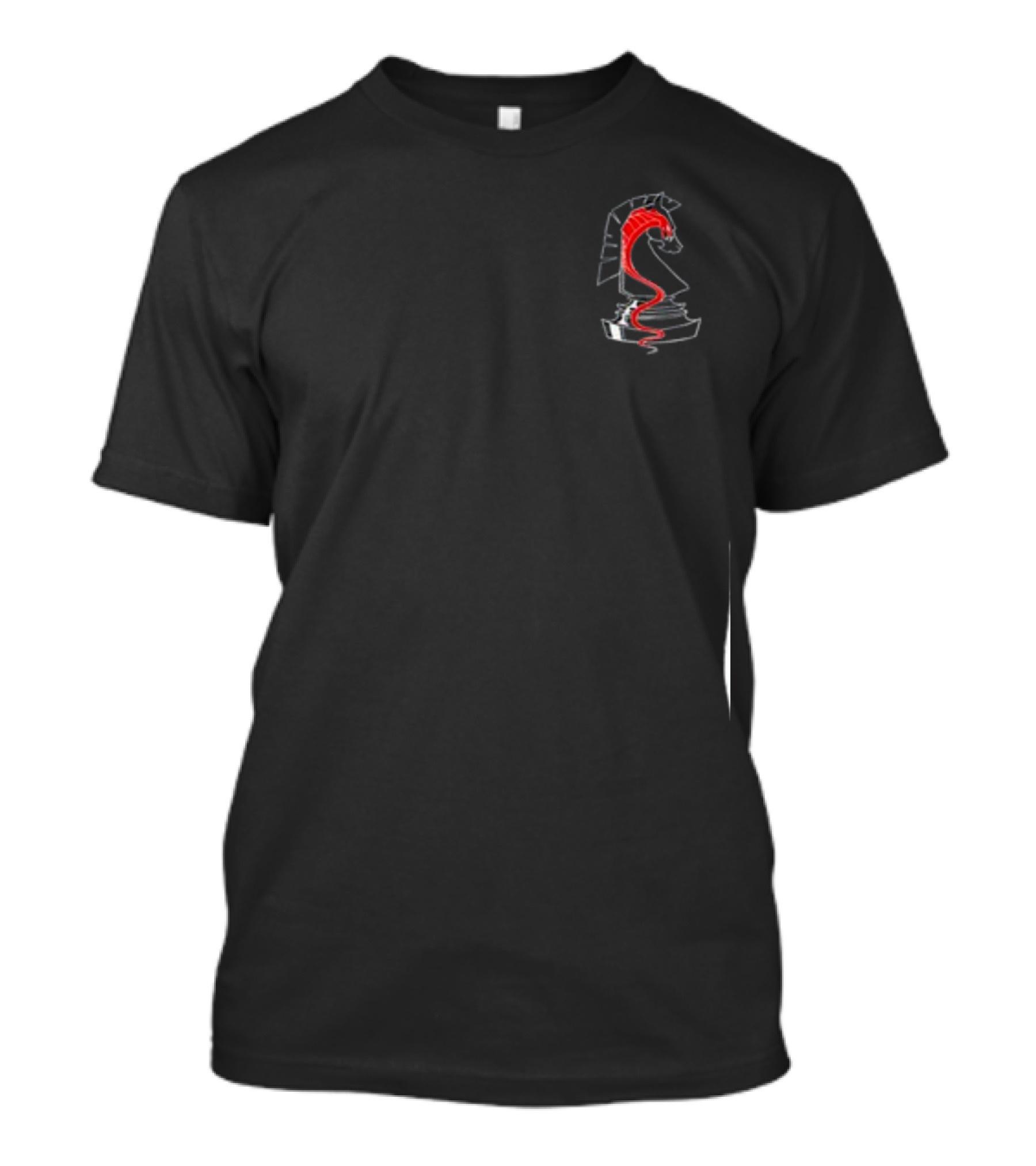 Hard To Kill Red Serpentine Chess Knight T-Shirt
