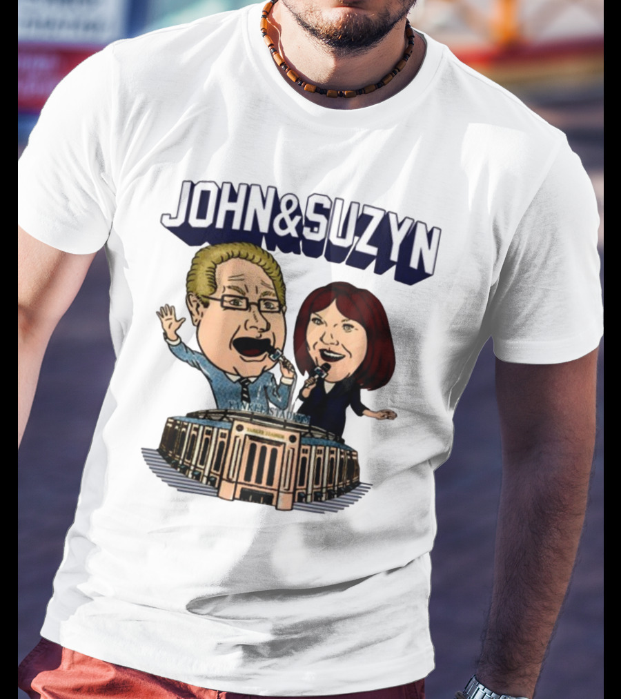John And Suzyn Night Yankee Stadium T-Shirt