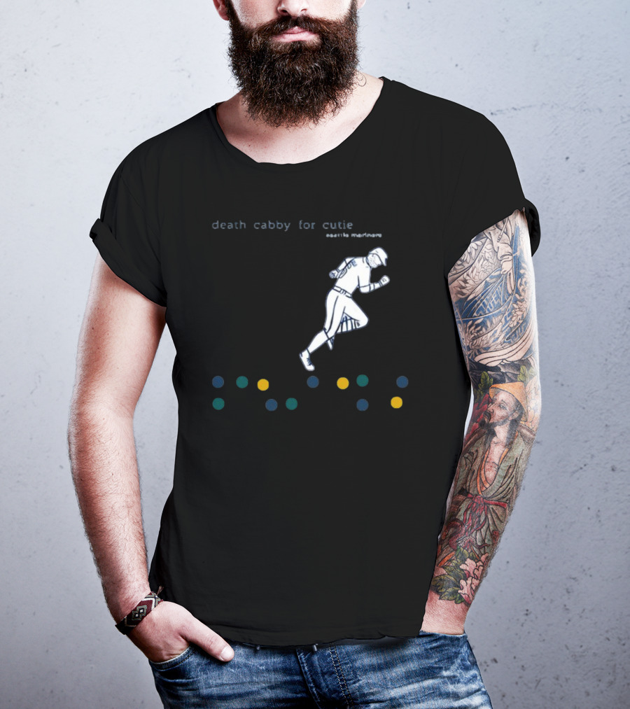 Death Cabby For Cutie Seattle Mariners Baseball Player Dots T-Shirt