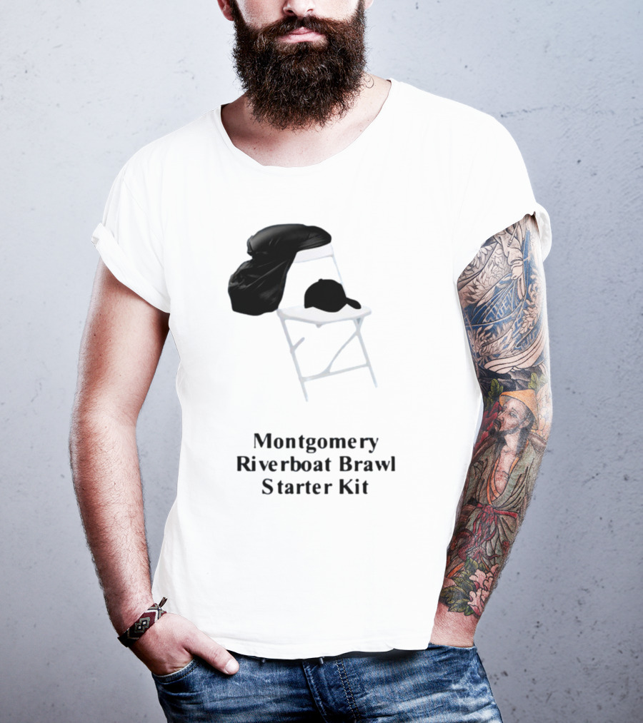 Montgomery Riverboat Brawl Starter Kit Folding Chair And Cap T-Shirt