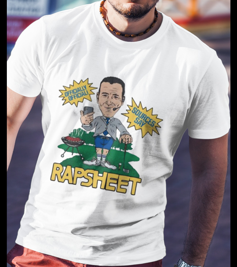 Homage Rapsheet Officially Official Sources Say T-Shirt