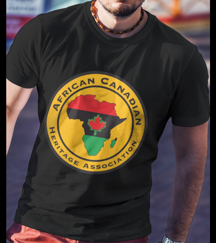 African Canadian Heritage Association Papa Burgundy T-Shirt