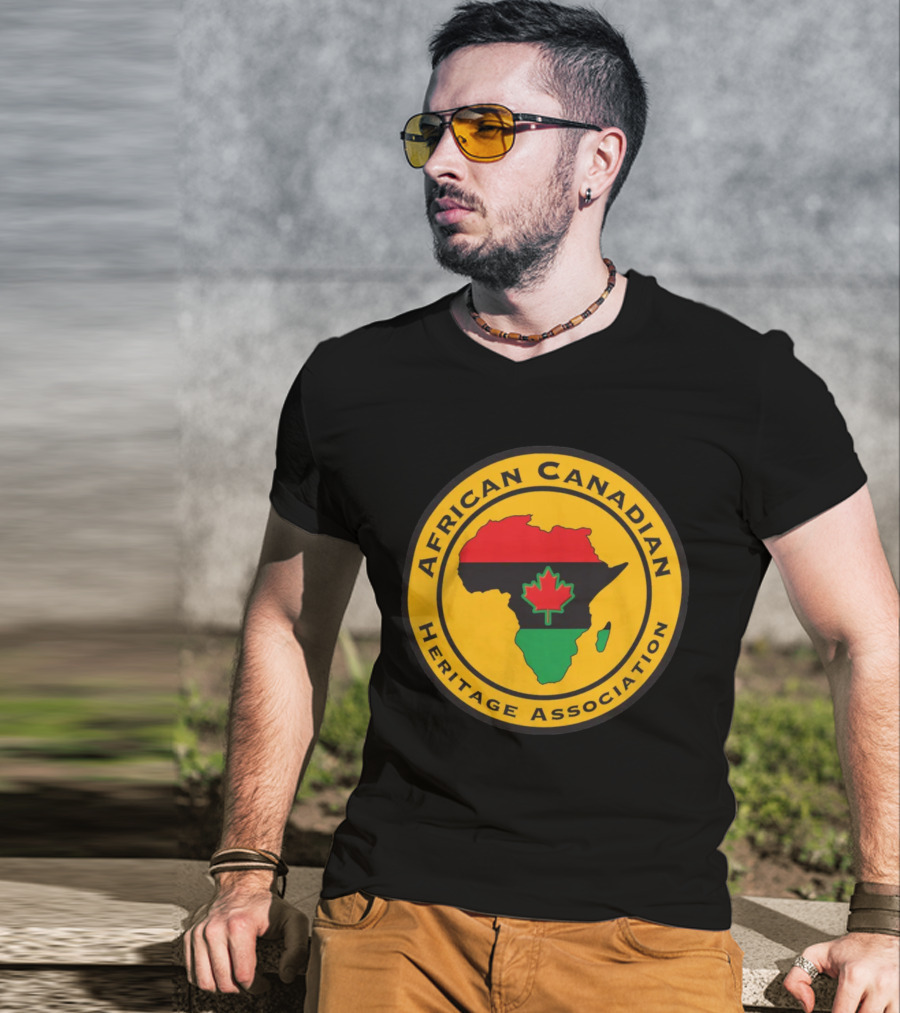 African Canadian Heritage Association Papa Burgundy T-Shirt