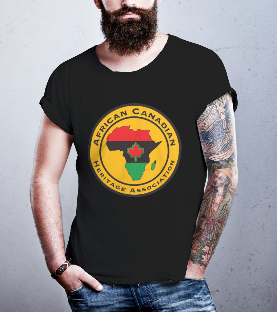 African Canadian Heritage Association Papa Burgundy T-Shirt