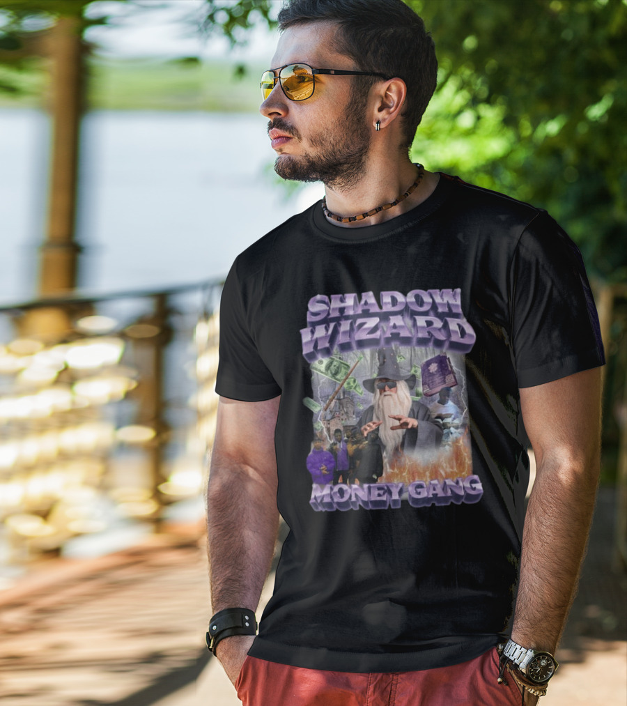 Shadow Wizard Money Gang Spellcasting Gangster Vibes T-Shirt