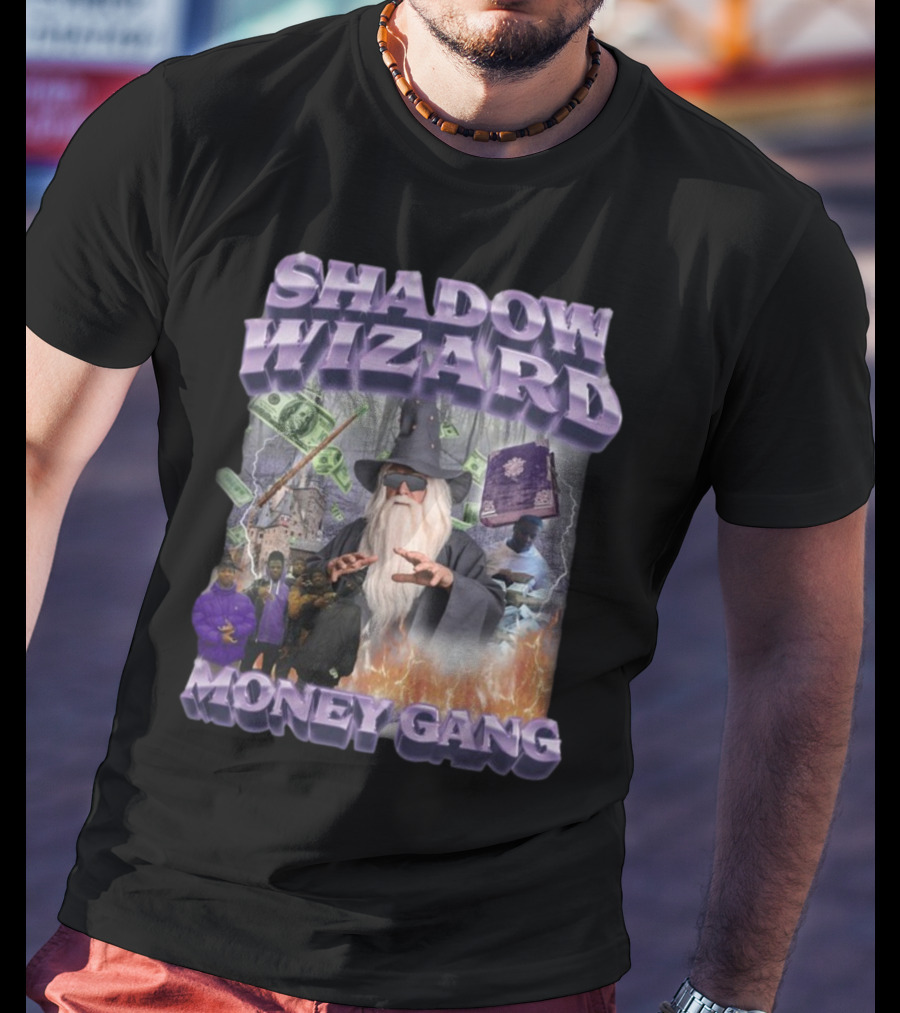 Shadow Wizard Money Gang Spellcasting Gangster Vibes T-Shirt