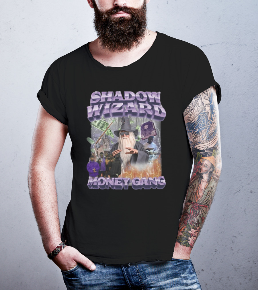 Shadow Wizard Money Gang Spellcasting Gangster Vibes T-Shirt