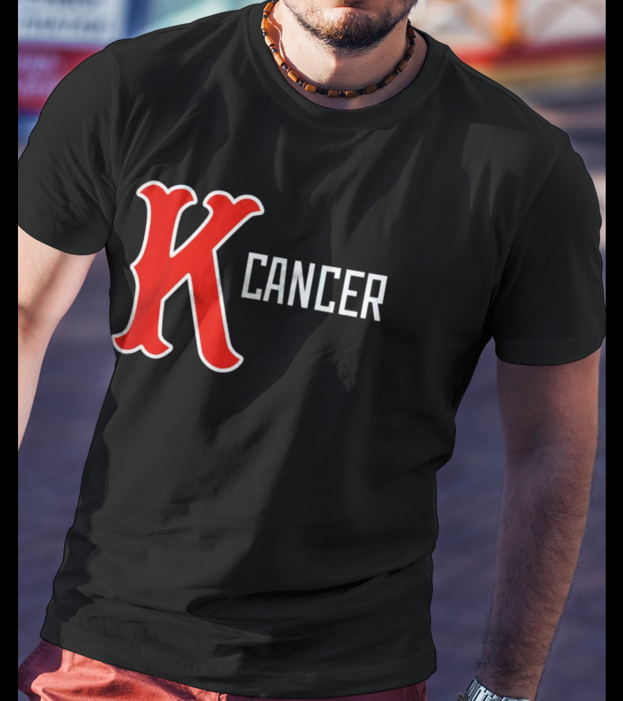 Boston Red Sox K Cancer T-Shirt