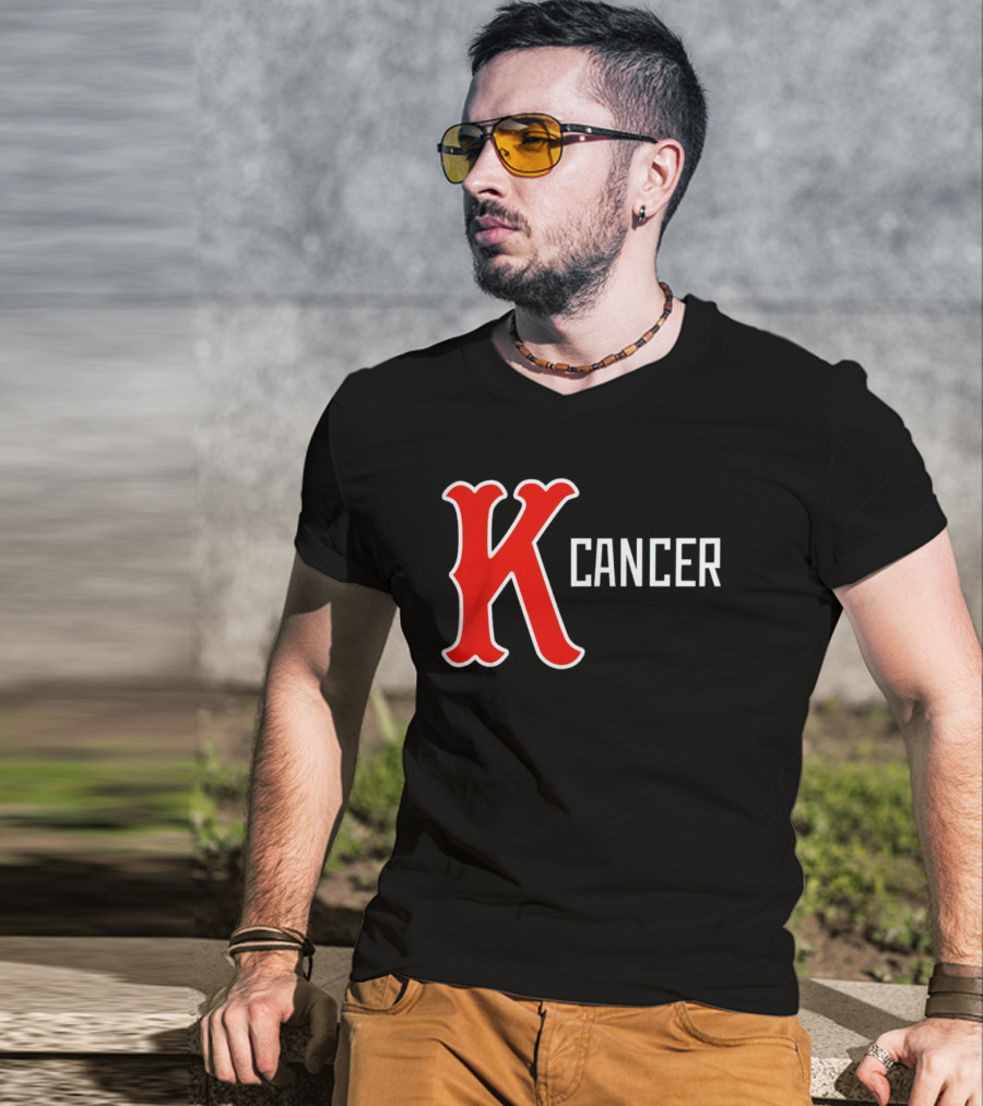 Boston Red Sox K Cancer T-Shirt