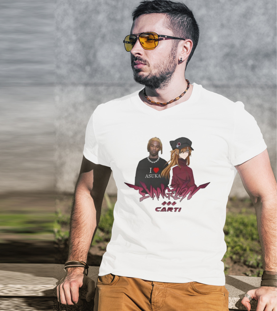 EVANGELION I ASUKA CARTI Collaboration T-Shirt