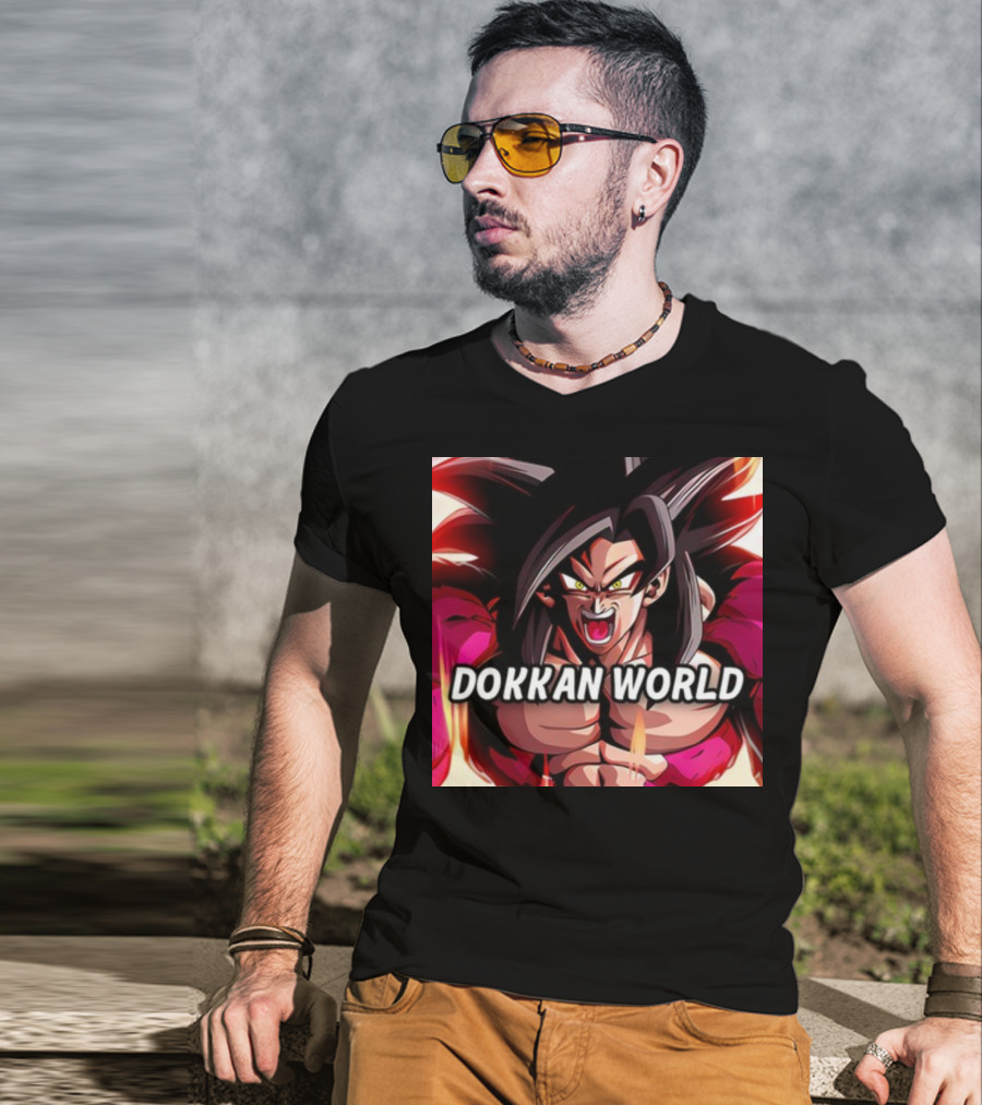 Dokkan World Super Saiyan 4 Character Burst T-Shirt