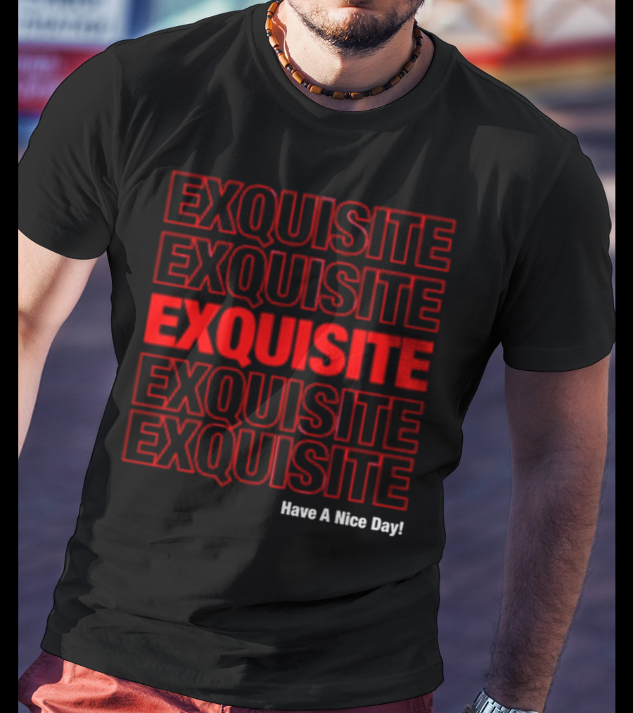 EXQUISITE EXQUISITE EXQUISITE EXQUISITE EXQUISITE Have A Nice Day T-Shirt