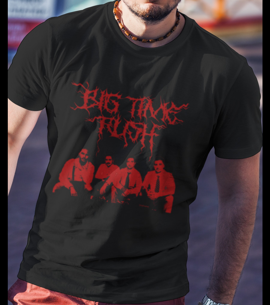 Big Time Rush Metal Band Style Image T-Shirt