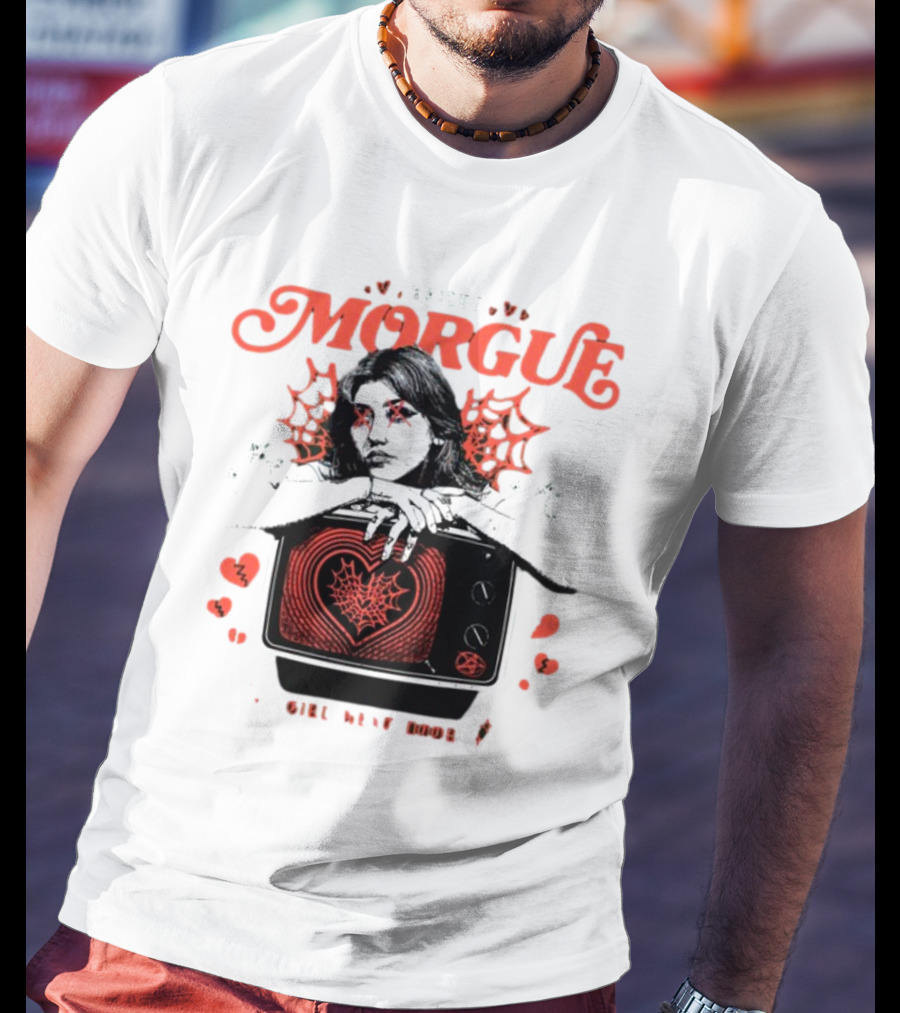 Kailee Morgue Spider Web TV Girl Next Door T-Shirt