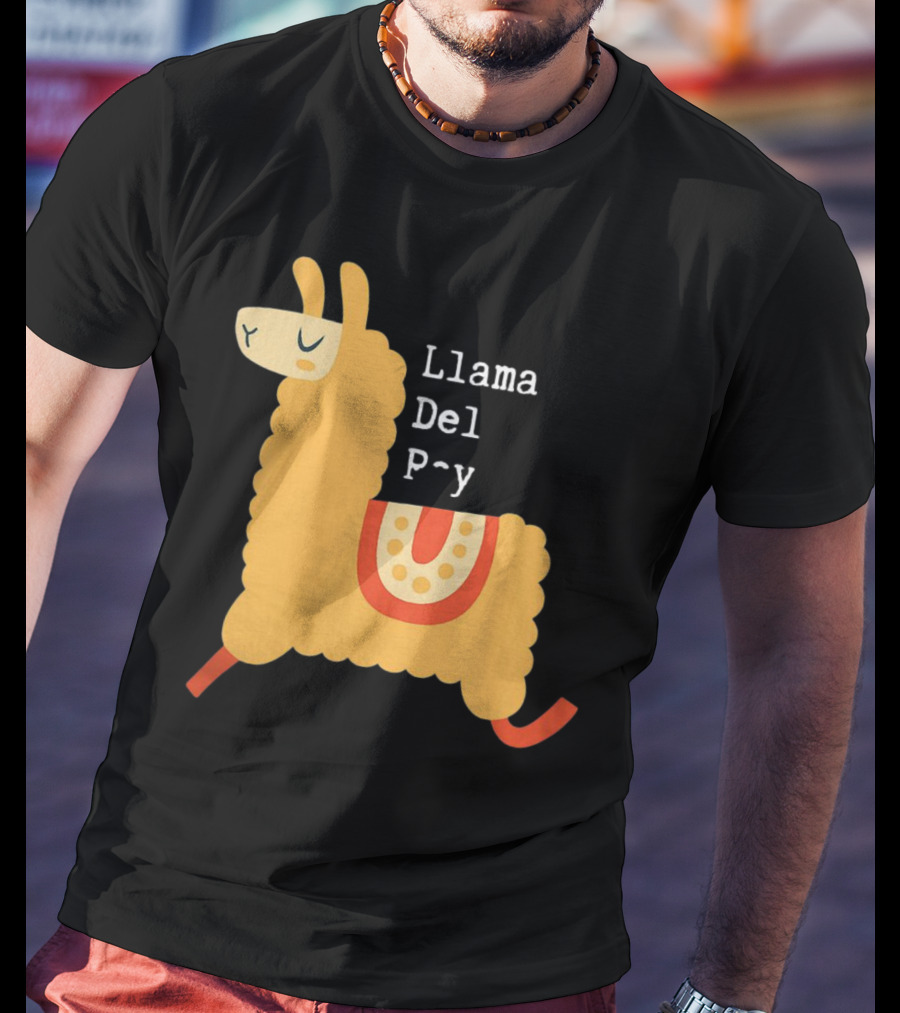 Llama Del P~y Funny Music T-Shirt