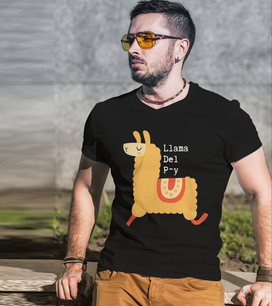 Llama Del P~y Funny Music T-Shirt