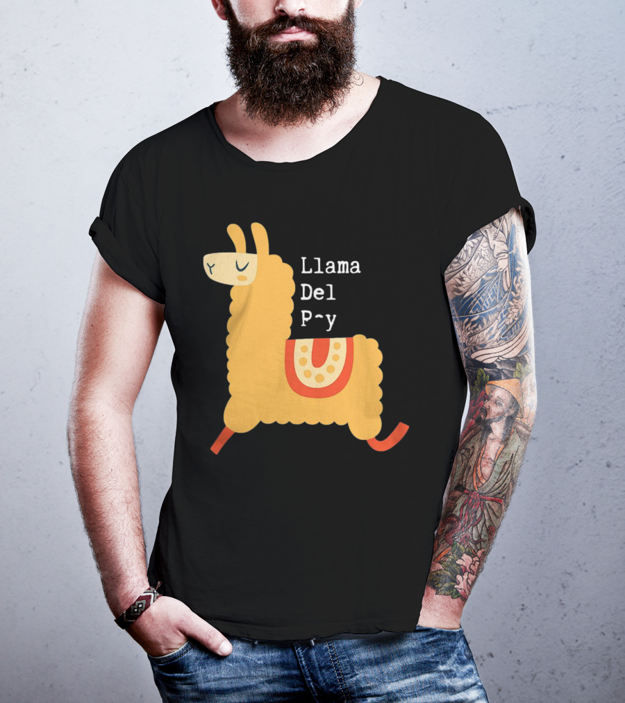 Llama Del P~y Funny Music T-Shirt