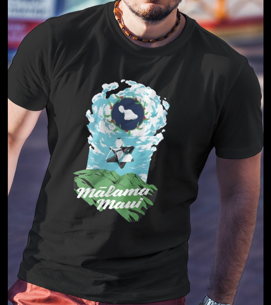 Bungie Foundation Malama Maui Island Cloud Ghost T-Shirt