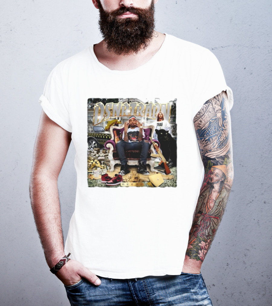 DSNRTRAPN Reese Throne Money Car Panther Rifle T-Shirt