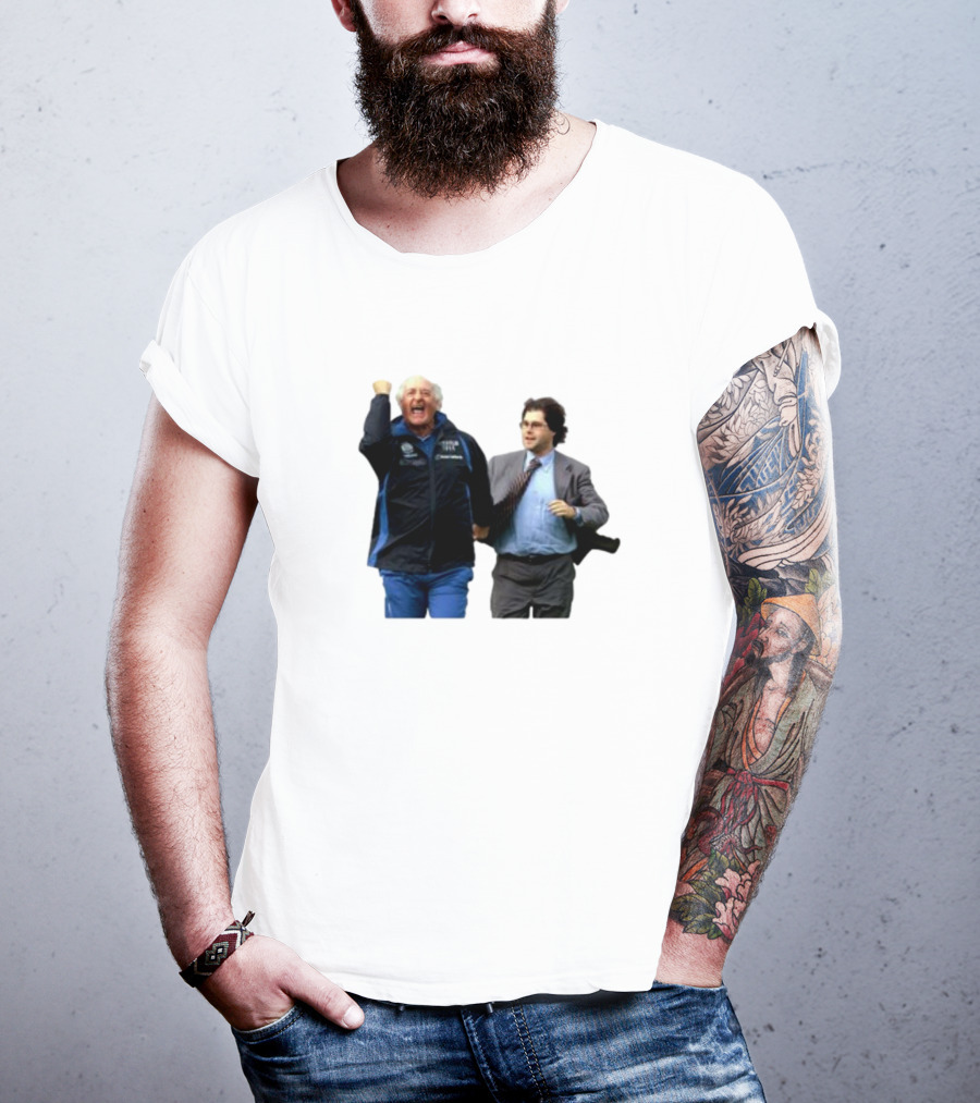 Mazzone Celebrating Sprint Brescia Atalanta Memorable Moment T-Shirt