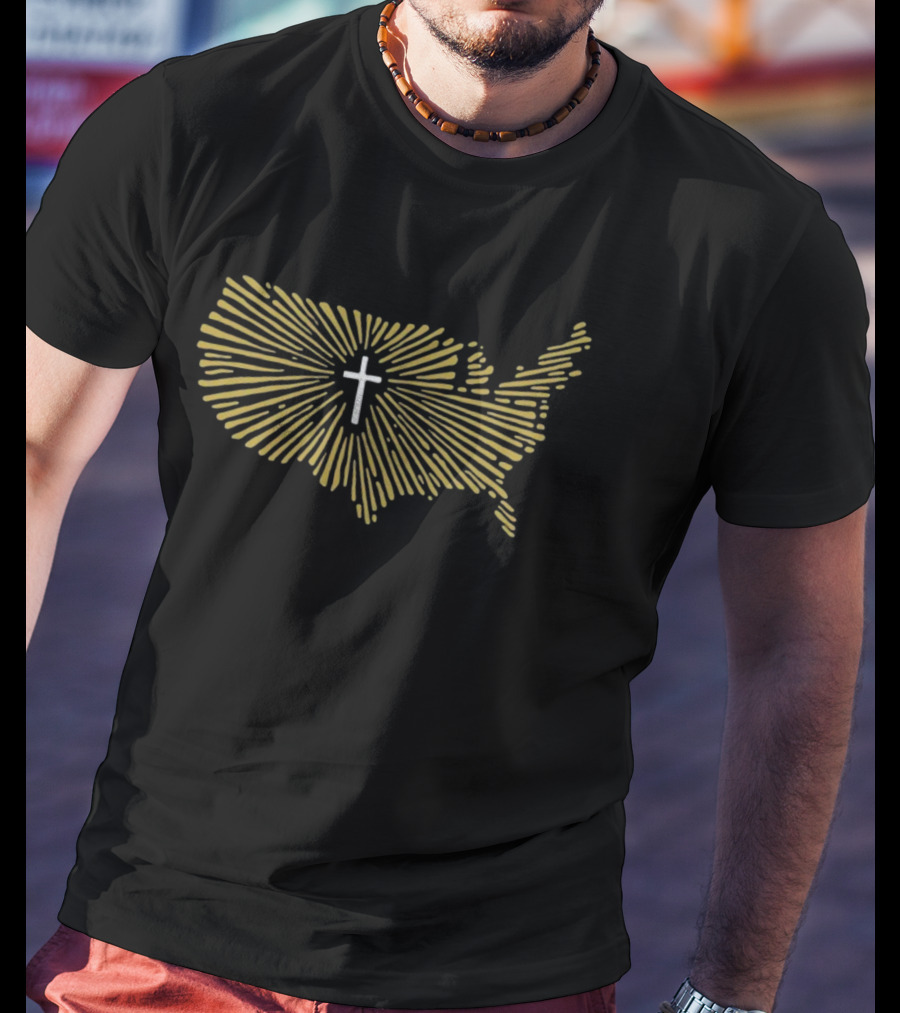 Cade Foehner Wearing United States Cross Ccn T-Shirt