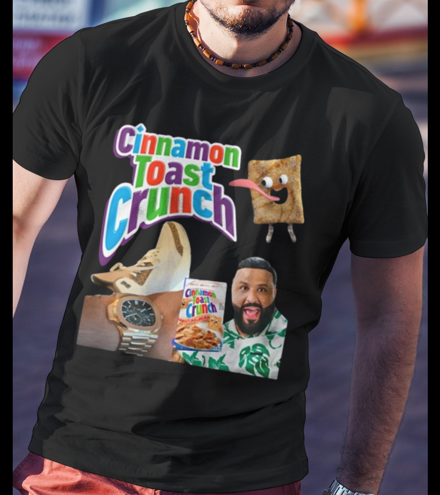 Cinnamon Toast Crunch Meme DJ Khaled Watch Sneakers Cereal T-Shirt